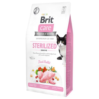 Brit Care Cat Sterilised Rabbit Grain-free - 400g