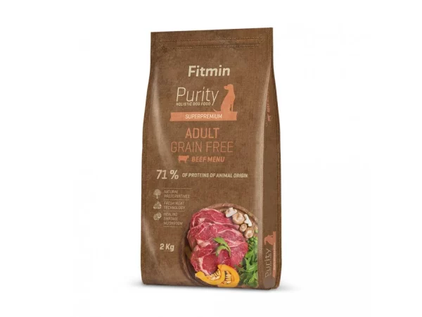 Fitmin Purity Adult GF Beef karma dla psów 2 kg