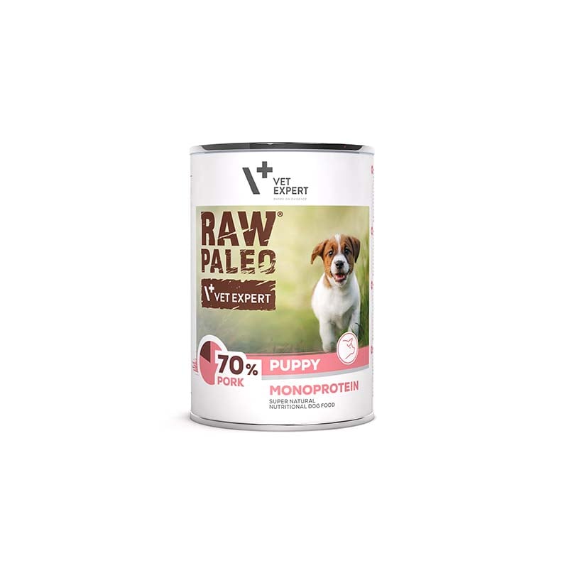 RAW PALEO KARMA MOKRA WIEPRZOWINA/PORK PUPPY 400G DLA SZCZENIAKA
