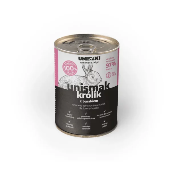 UNIsmak królik z burakiem 410G UNISZKI