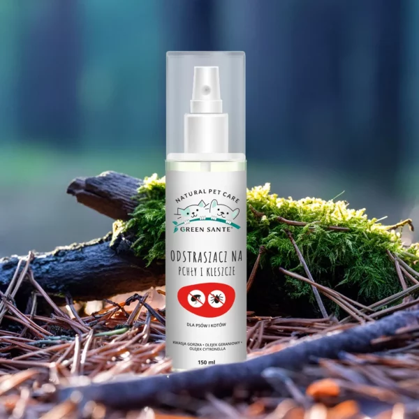 GREEN SANTE® NATURALNY ODSTRASZACZ na pchły i kleszcze dla psa i kota 150 ml