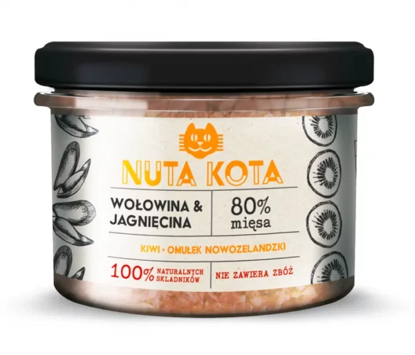 Nuta Kota Karma Mokra Dla Kota Wołowina i Jagnięcina 200g