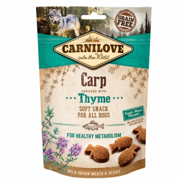 Carnilove Przysmak Soft Carp with thyme dla psa op. 200g