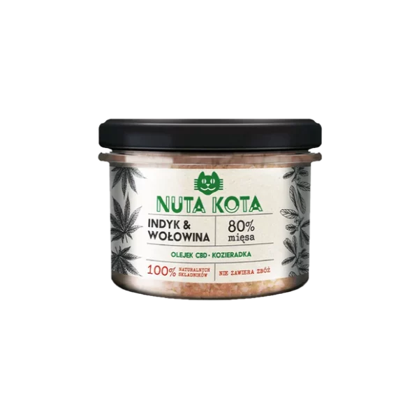 NUTA KOTA Karma Mokra Superfood Wołowina i Indyk