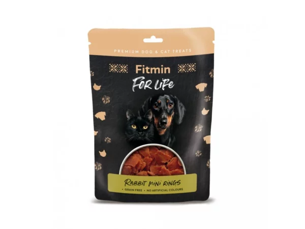 Fitmin For Life Rabbit Mini Rings przysmak 70g