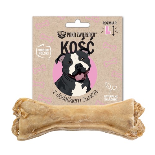 PAKA ZWIERZAKA Kość z dodatkiem żwacza L (13,5 cm)