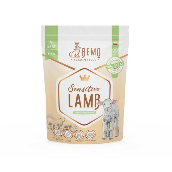 BEMO SENSITIVE LAMB - HIPOALERGICZNA KARMA SUCHA DLA PSA Z JAGNIĘCINĄ