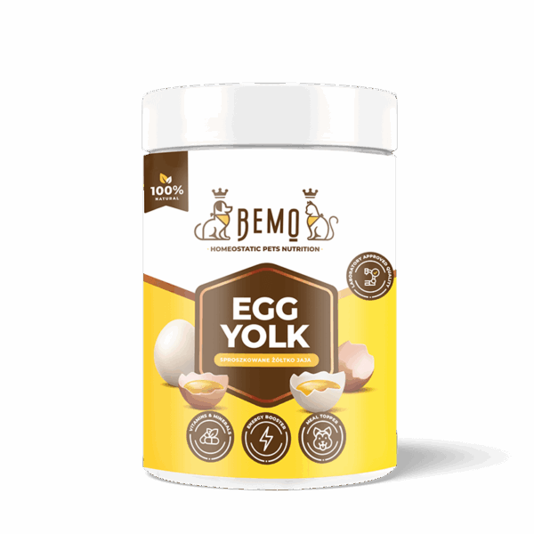 BEMO EGG YOLK - ŻÓŁTKO JAJA DLA PSA I KOTA