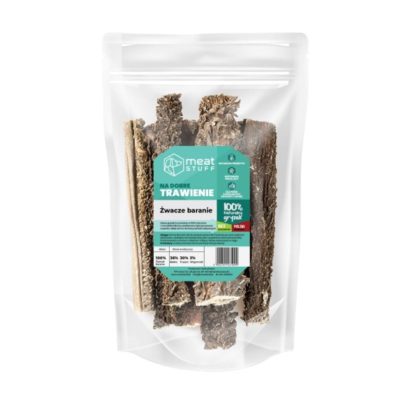 Meat stuff Żwacze baranie. Opakowanie 100 g