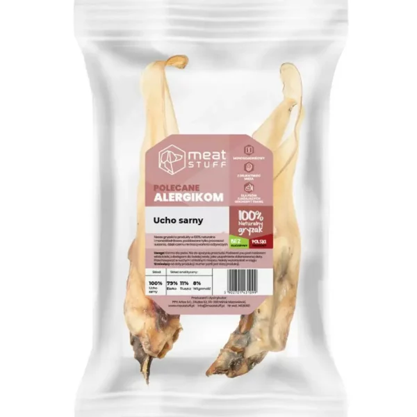 MEAT STUFF UCHO SARNY DLA PSÓW 2SZT